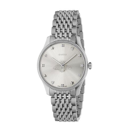 中古99新古驰/Gucci  G-Timeless系列 石英机芯36mm女表YA1264153