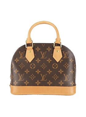 中古95新lv/路易登威/alma bb贝壳大号植鞣革内里更新路易威登