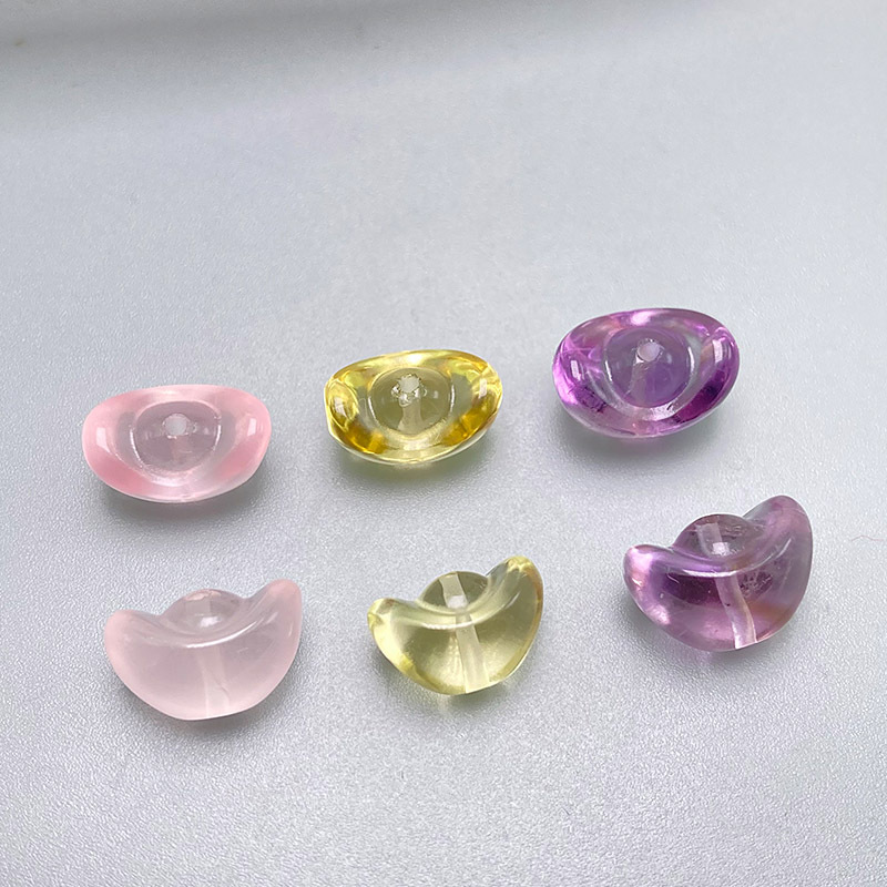 天然水晶紫晶粉晶柠檬晶元宝隔珠元宝材料手工串珠diy饰品配件,饰品/流行首饰/时尚饰品新,其他DIY饰品配件,淘宝优惠券,粉丝福利购,淘宝优惠卷