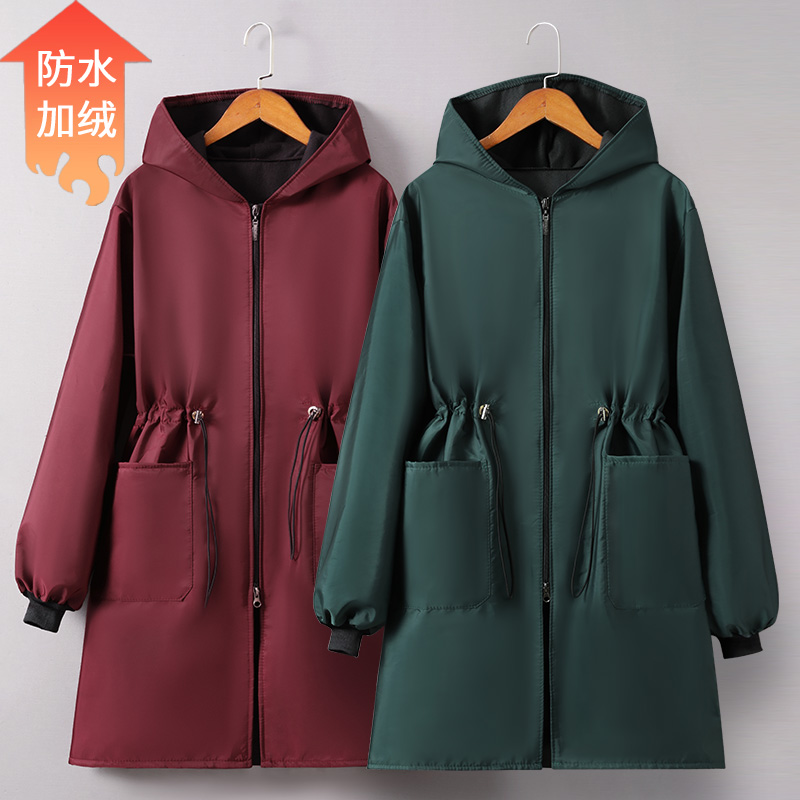 新款加绒罩衣2026秋冬保暖工作服