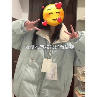 羽绒棉服女冬季2025新款棉衣大童少女孩高中学生初中女生外套棉袄