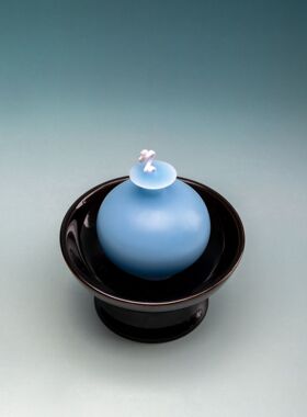 石榴瓶仿瓷国风香薰家居礼品文创造型蜡烛创意礼盒伴手礼摆件扩香