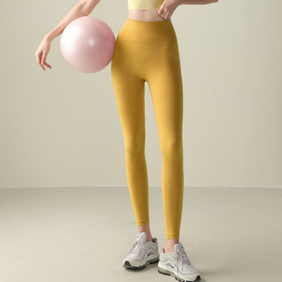 无尴尬线高弹提臀瑜伽裤女健身房训练外穿打底裤跑步运动紧身裤夏
