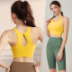 运动内衣女高强度健身瑜伽服套装 文胸 外穿跑步减震一体背心式