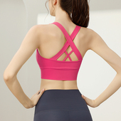 运动内衣女减震防下垂跑步背心聚拢美背防震文胸健身瑜伽服