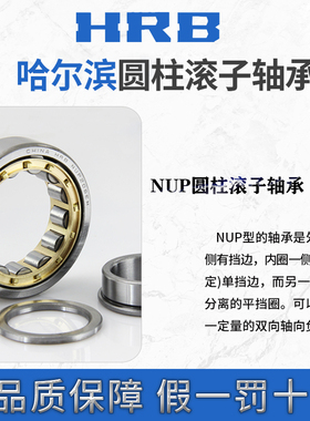 HRB哈尔滨轴承NUP2l222EM圆柱2224滚子2226高2228速2230机床2232E