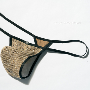 男士 原创****小香低腰丁字内裤 25新款 舒适时尚 情运动色设计师款