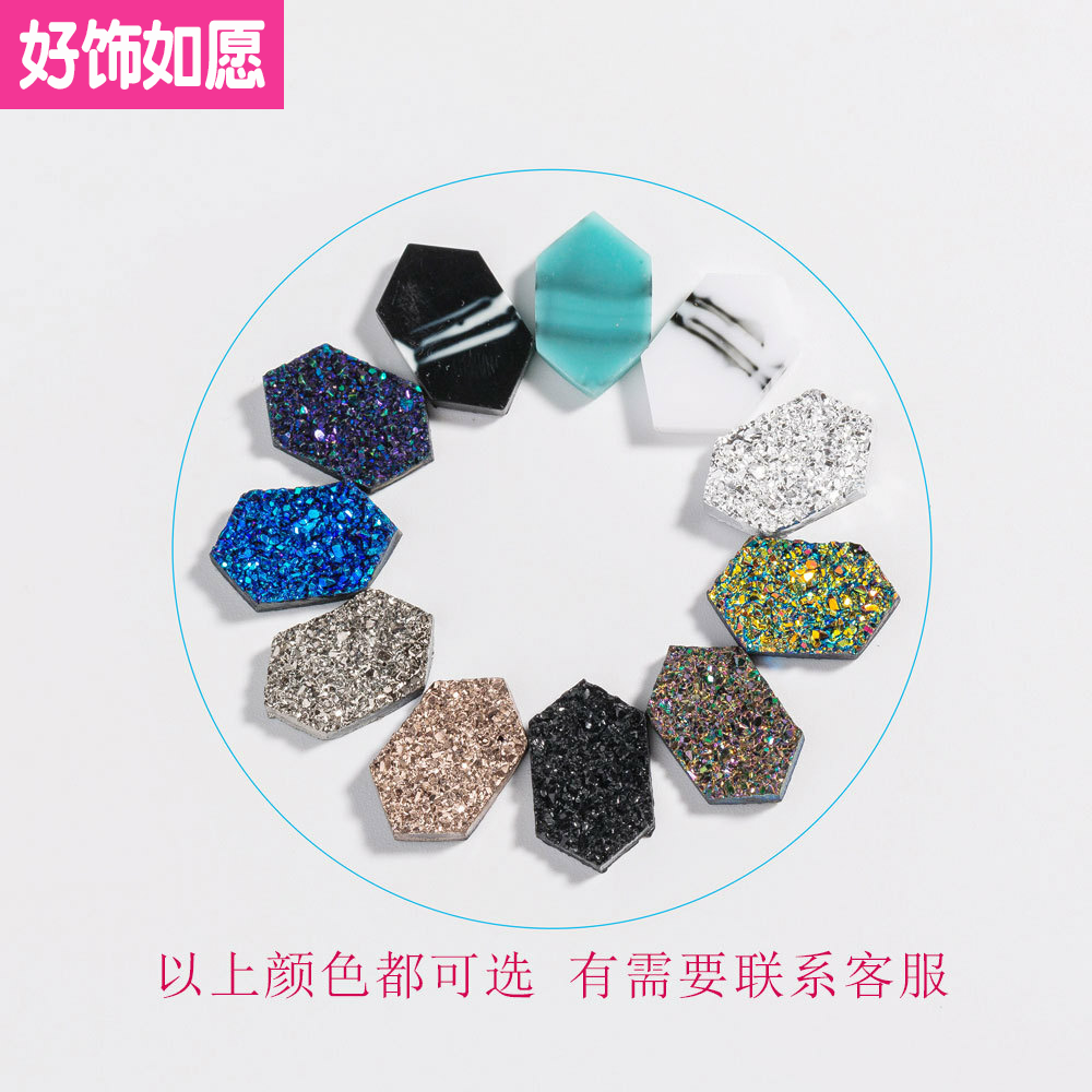 欧美热销金色菱形吊坠时尚双层多色晶簇爱情项链现货直销爱情饰品|ruв категории Украшения,ювелирные изделия, ожерелье - от Buy2taobao.com для оказания профессиональной услуги покупки агента Taobao