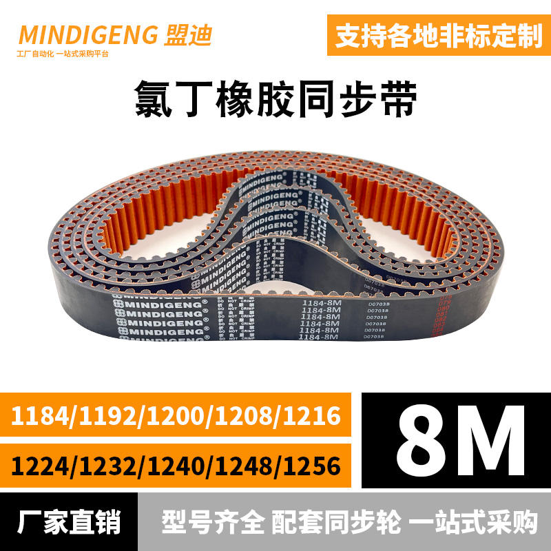 同步带橡胶同步带HTD8m传动带