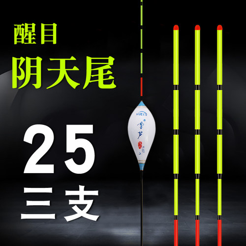 阴天尾鱼漂套装高灵敏纳米轻口渔