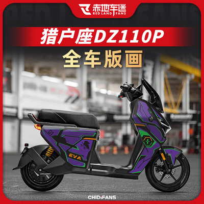 DZ110PMK2猎户座全车版画拉花贴