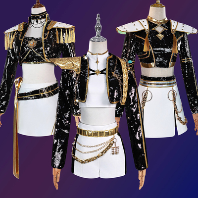 猎魔女团米拉黑金佐伊鲁米cos服