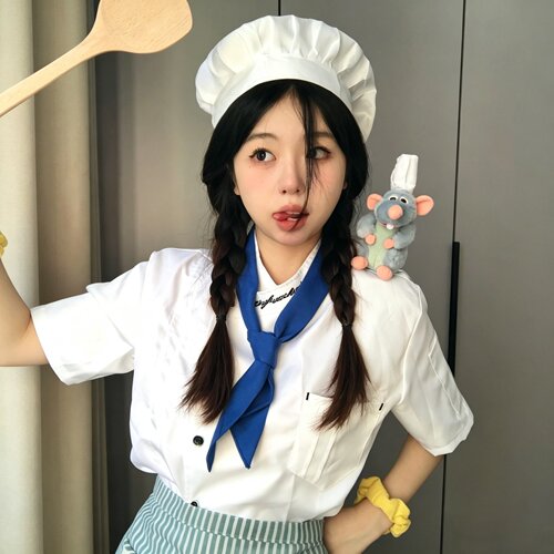 料理鼠王cos厨师服万圣节情侣