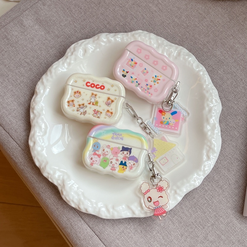 卡通coco酱彩色玩偶挂件手机壳