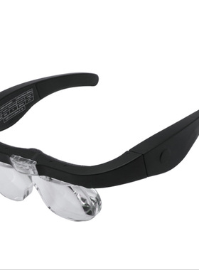 新款爆款11537DC带灯眼镜式放大镜维修工作美容放大镜