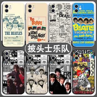 披头士手机壳the苹果16适用华为mate70pro摇滚Beatles小米15x乐队iPhone14promax甲壳虫vivo涂鸦oppo周边英国