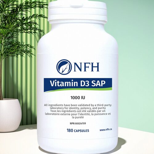 现货 加拿大 NFH Vitamin D3 SAP 维生素D 骨骼健康支持 整体健康