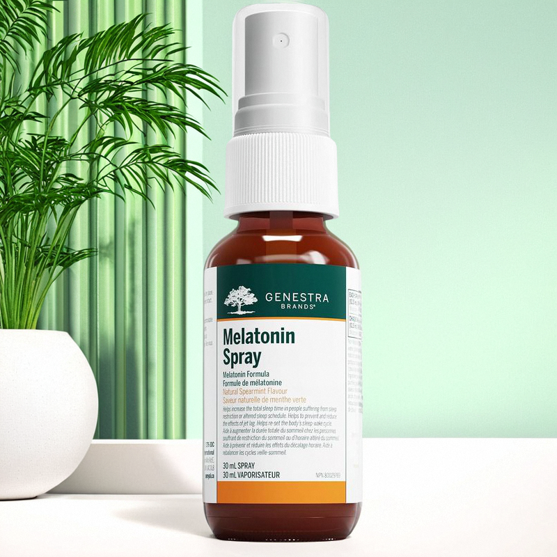 加拿大 Genestra Melatonin Spray 褪黑素喷雾 健康睡眠支持