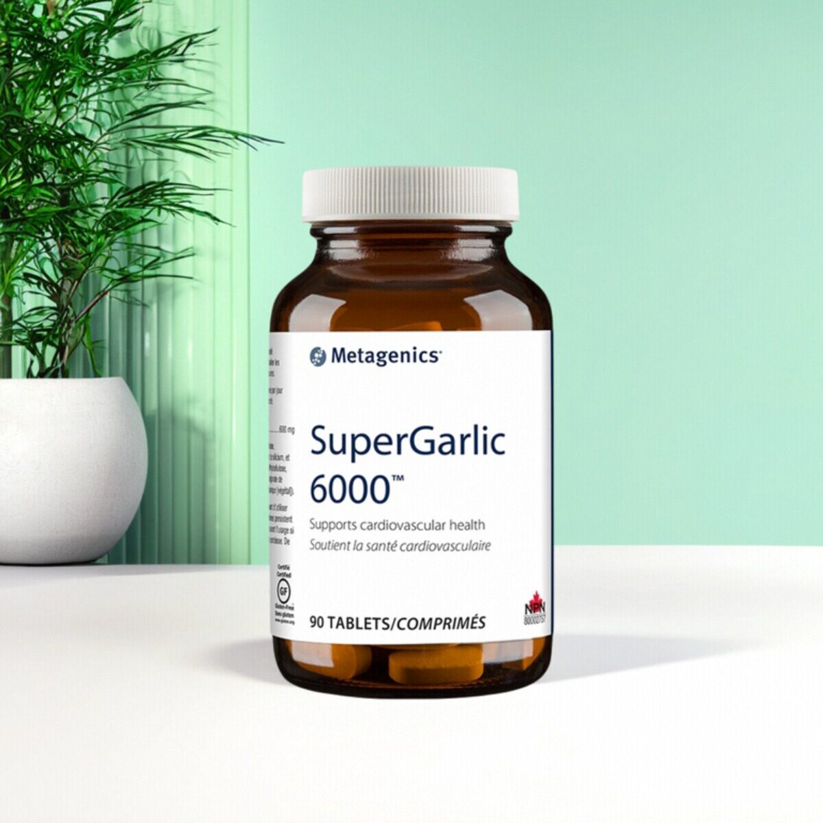 加拿大 Metagenics SuperGarlic 6000 麦特金尼斯 大蒜素 肠溶片