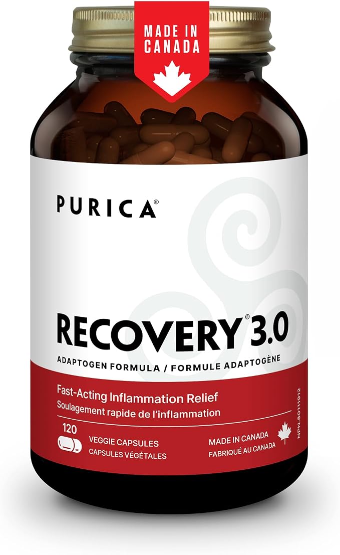 加拿大 Purica Recovery 3.0 超强胶囊 支持关节健康 缓解压力