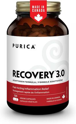 加拿大 Purica Recovery 3.0 超强胶囊 支持关节健康 缓解压力