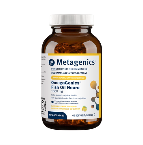 Metagenics麦特金尼斯 OmegaGenics Neuro 1000 高DHA TG大脑支持