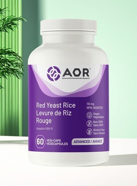 加拿大 AOR Red Yeast Rice 红曲米 植物提取 胆固醇健康支持