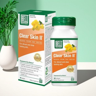 加拿大 Bell Clear Skin 血清胶囊 皮肤健康支持 天然草本