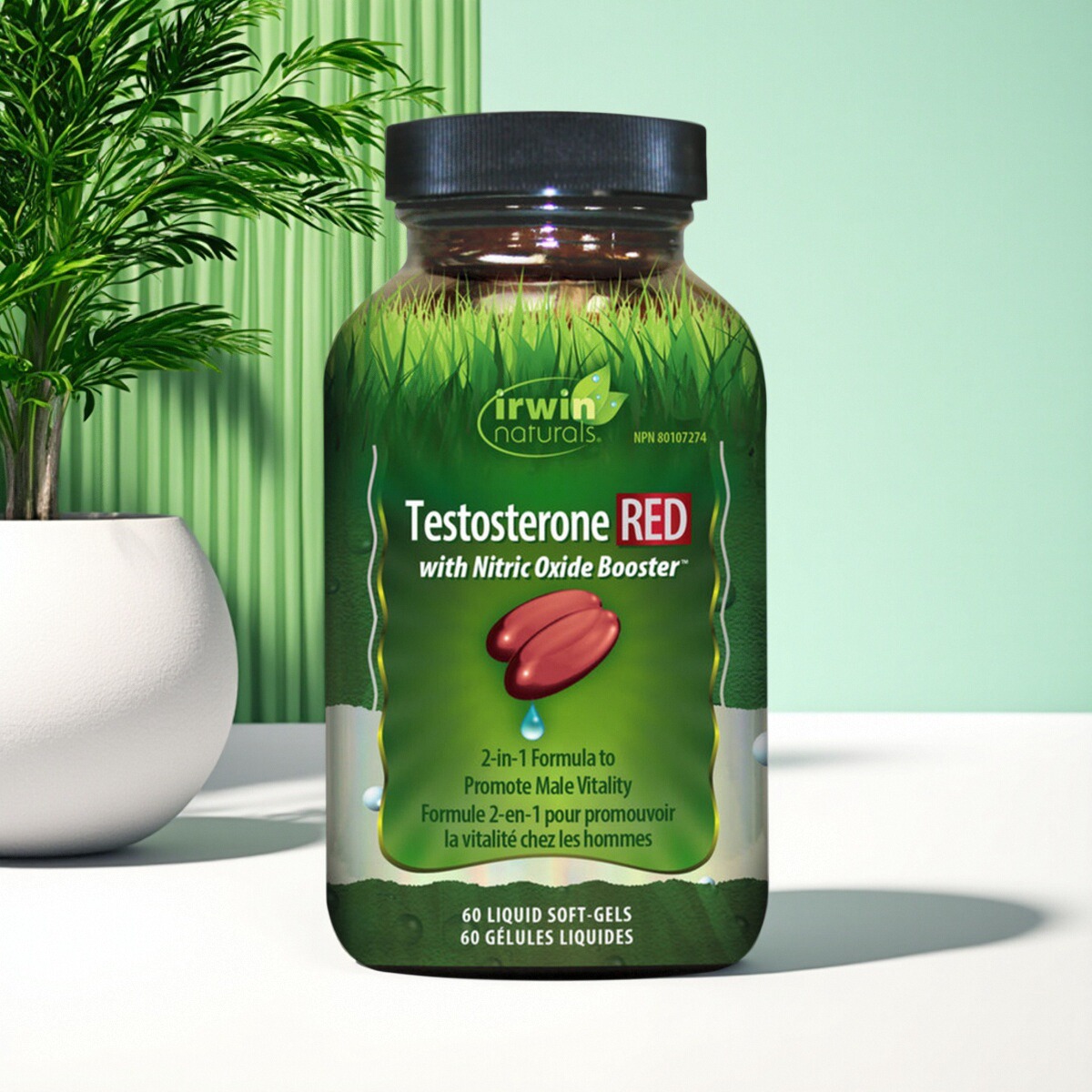 加拿大 Irwin Testosterone Red 一氧化氮助推器 睾酮素60粒