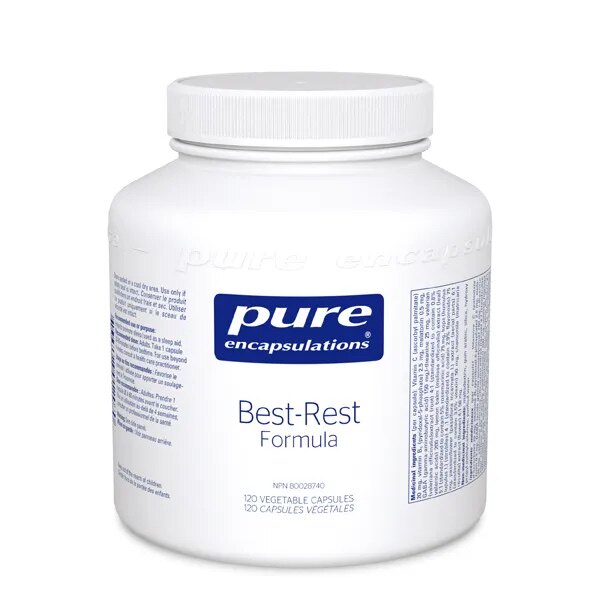 加拿大Pure Best Rest Formula休息配方支持睡眠和健康周期120粒