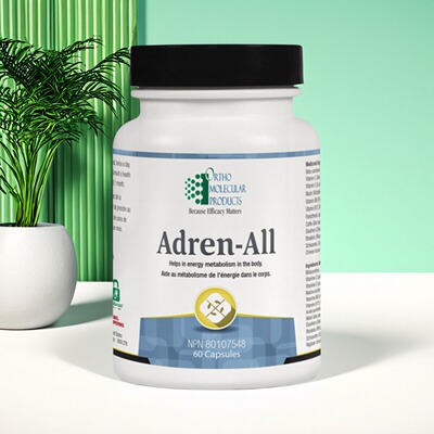 现货 加拿大 Ortho Molecular Adren-All 肾上腺支持 缓解压力