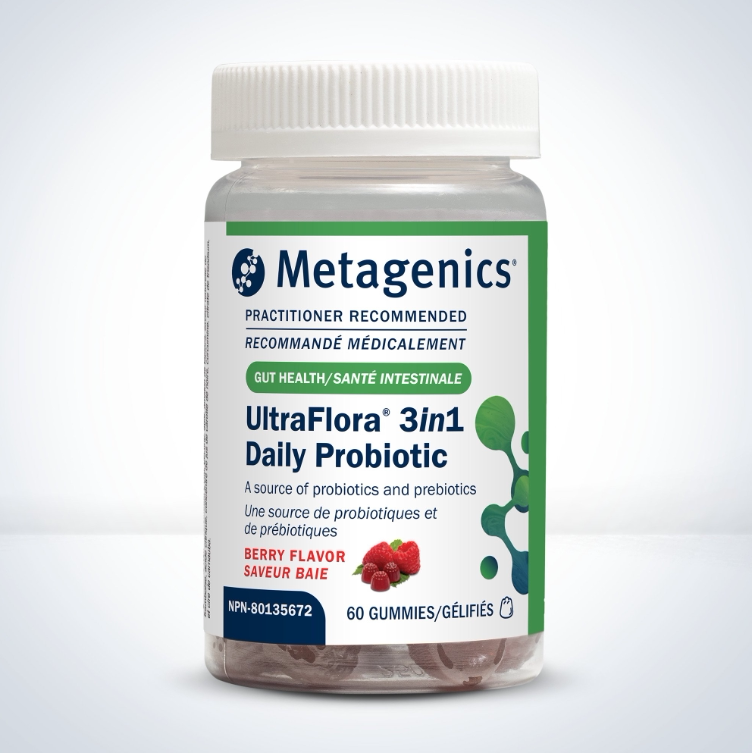 加拿大 Metagenics 麦特金尼斯 UltraFlora 3合1每日益生菌 软糖