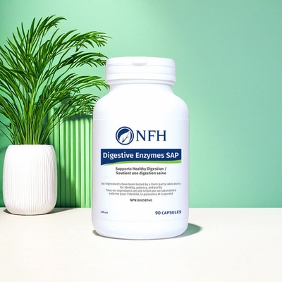 加拿大NFH Digestive Enzymes SAP 甜菜碱 消化酶 肠胃支持