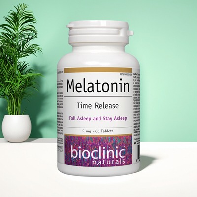 加拿大 BioClinic Naturals Melatonin Time Release 褪黑素 5mg