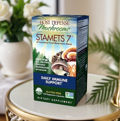 加拿大 HOST DEFENSE STAMETS 7种复合有机蘑菇 勉疫增强剂