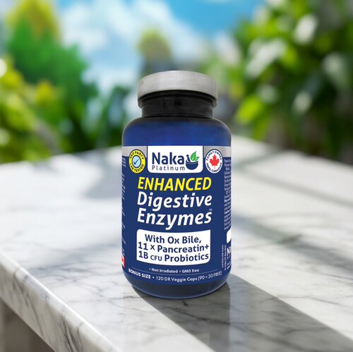 现货 加拿大 Naka Digestive Enzymes 增强消化 消化健康支持