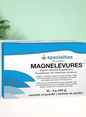 加拿大 UNDA Specialties Magnelevures 复合镁补充 缓解不宁腿