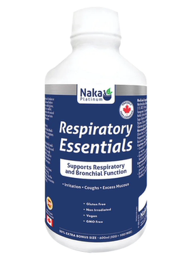 加拿大Naka Platinum Respiratory Essentials 呼吸功能支持 咳嗽