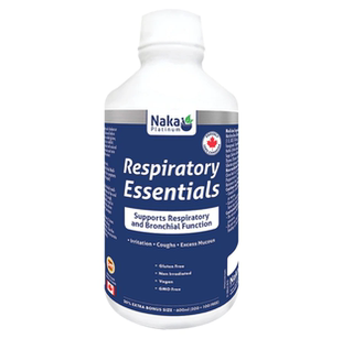 加拿大Naka Platinum Respiratory Essentials 呼吸功能支持 咳嗽