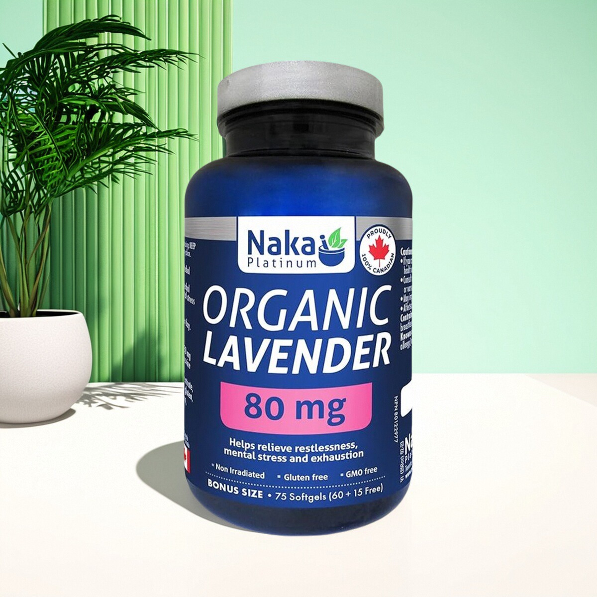 现货 加拿大 Naka Organic Lavender 有机薰衣草 缓解烦躁 疲惫
