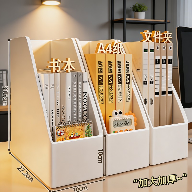 越图立式桌面文件收纳架图片