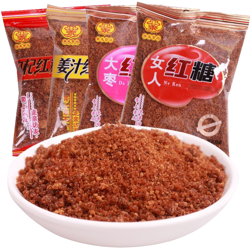 亲友红糖大枣姜汁女人枸杞红糖独立小包装冲泡即食姜茶