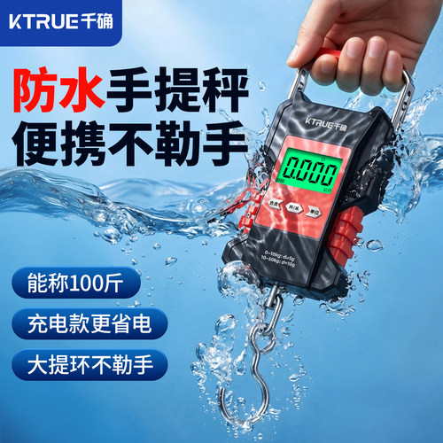 千确精准防水手提电子秤