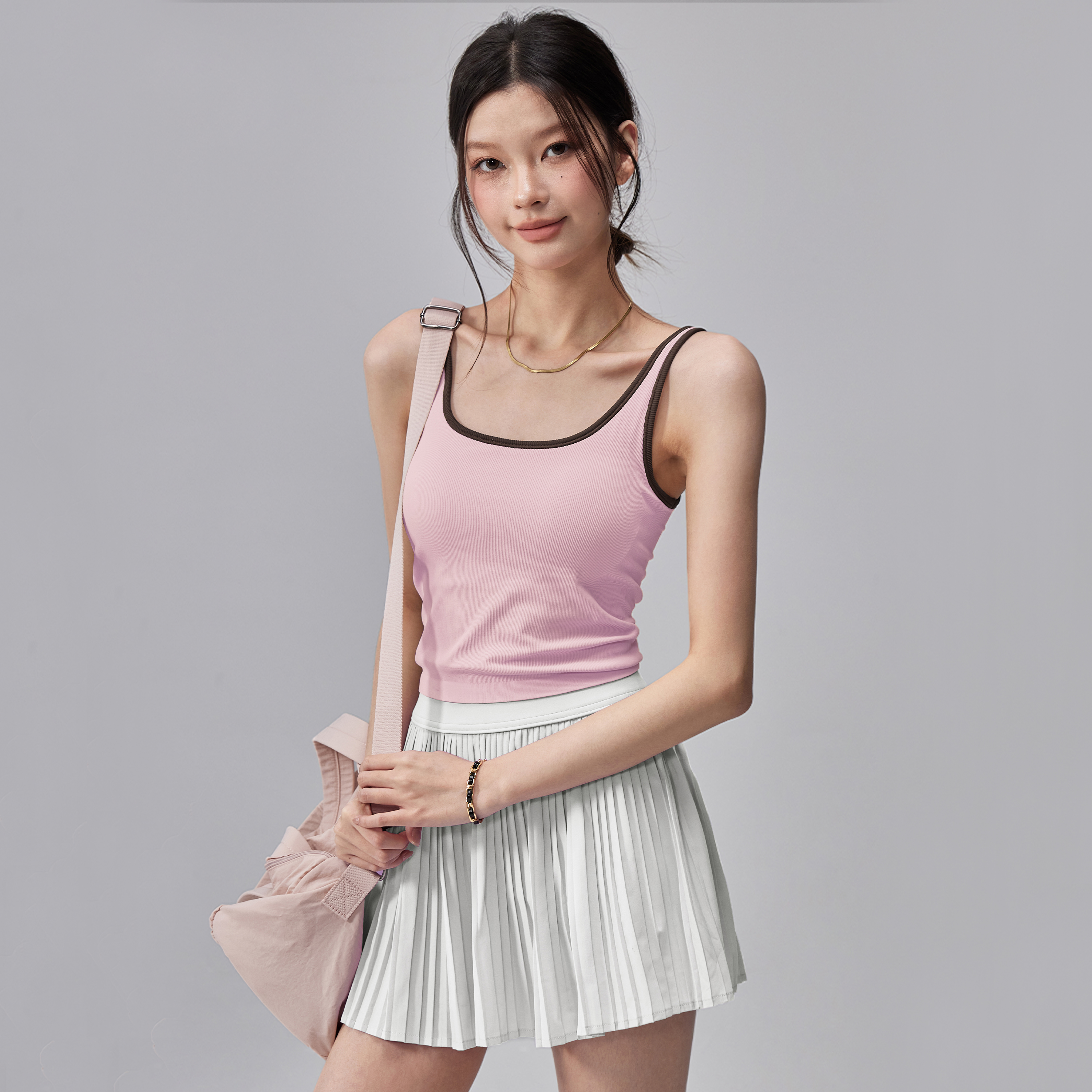 宋站运动背心防震速干普拉提瑜伽