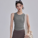 一体式 上衣 瑜伽背心女高强度防震聚拢运动内衣健身普拉提训练无袖