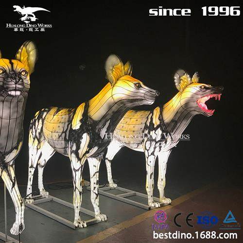 彩灯花灯D动物模型新春兔年动物彩灯新品自贡彩灯厂家