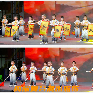 霸王别姬旗子舞演出服精忠报国中国龙武术表演服天地龙鳞舞蹈服装