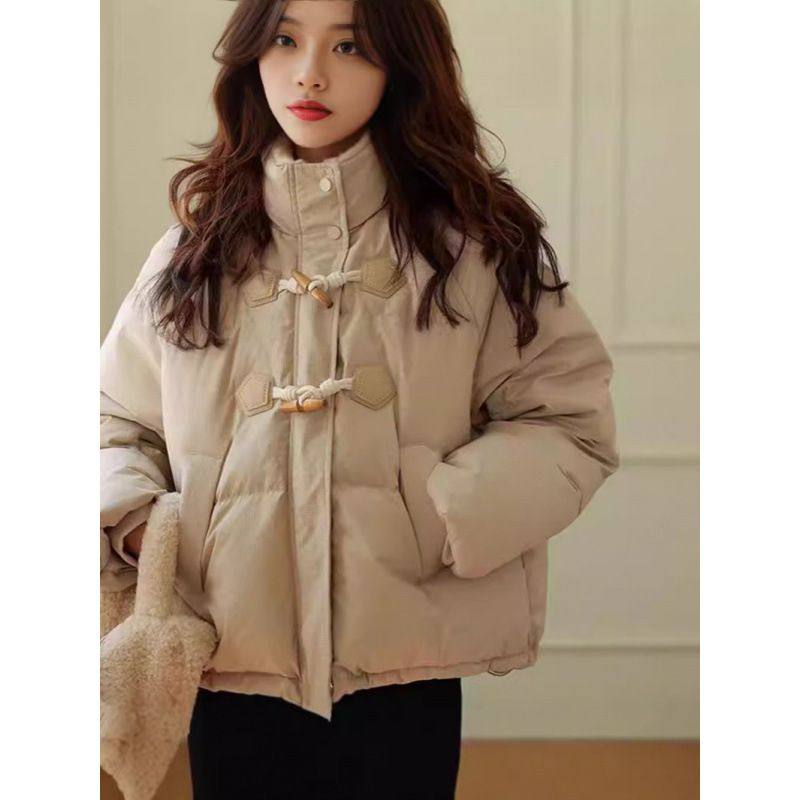 牛角扣棉服女年新款冬季短款小个子宽松显瘦加厚保暖棉袄外套,女装/女士精品,羽绒服,淘宝优惠券,粉丝福利购,淘宝优惠卷