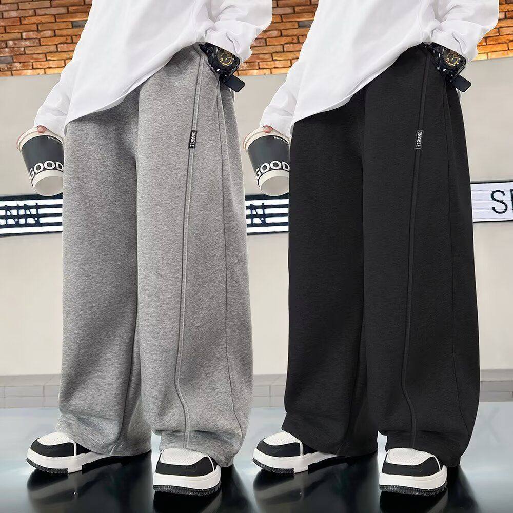 童装男童加绒运动裤卫裤秋冬款保暖裤子新款儿童弯刀休闲长裤,女装/女士精品,卫裤,淘宝优惠券,粉丝福利购,淘宝优惠卷