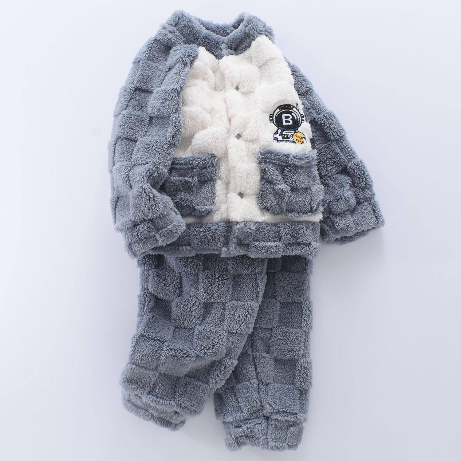 2025秋冬儿童加绒加厚睡衣套装法兰绒加厚保暖珊瑚男女童家居服棉,童装/婴儿装/亲子装,家居服套装,淘宝优惠券,粉丝福利购,淘宝优惠卷